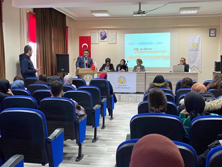 Bozkır MYO Mimari Restorasyon Programı tarafından düzenlenen "Sektör Buluşmaları-1-" Konferansımız Yapılmıştır.